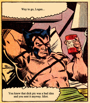 Wolverine Sends Dick Pics From Self Loathing Marvel Characters