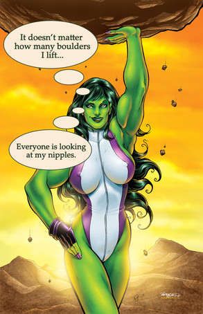 She-Hulk Has Body Issues from Self-Loathing Marvel Characters | E! News