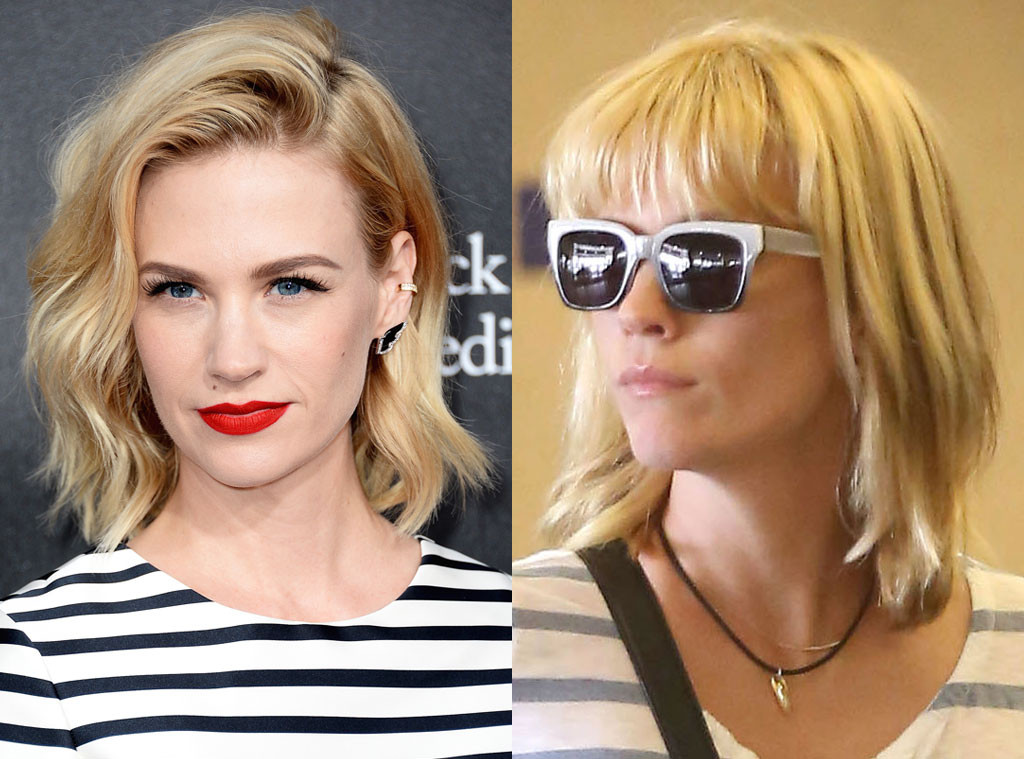 January Jones From Celebs With Bangs E News