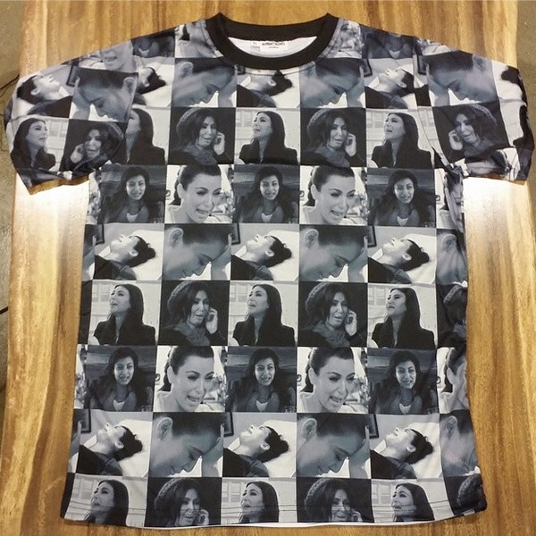 Kim Kardashian, Crying Shirt, Instagram