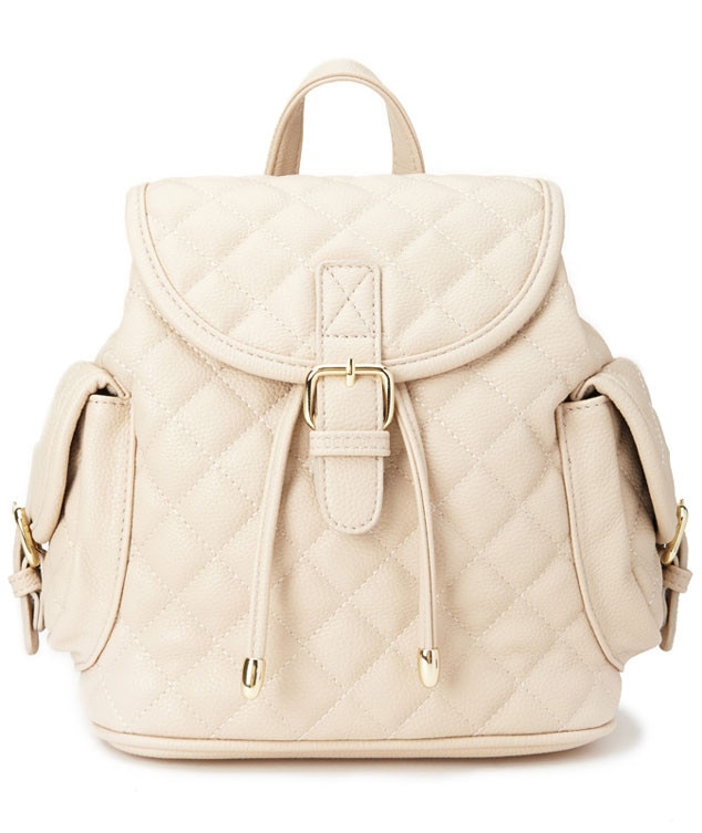 Forever 21 Quilted Faux Leather Backpack from Stylish Backpacks for ...
