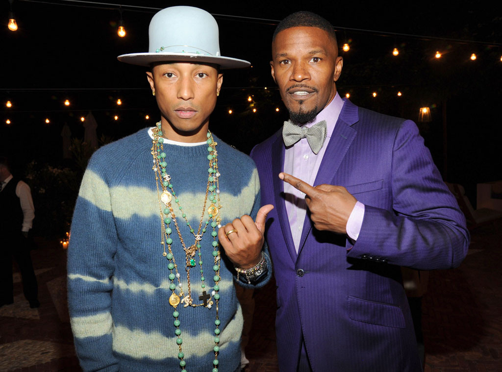 Pharrell Williams Has a Love for Feminine Fashion—See the Pics!