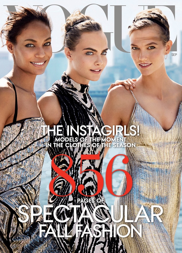 Vogue Puts Three Supermodels On Its September Issue Cover, Including ...