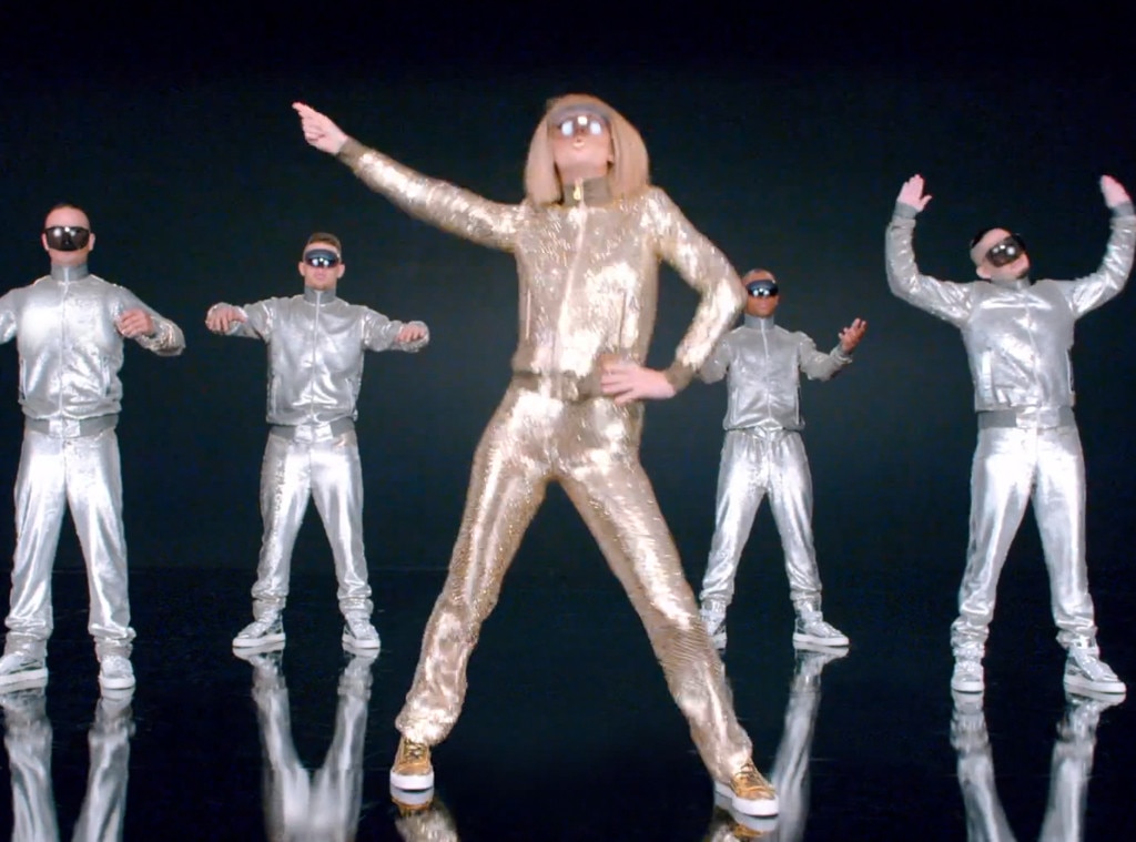 Golden Robot From Taylor Swifts Shake It Off Style