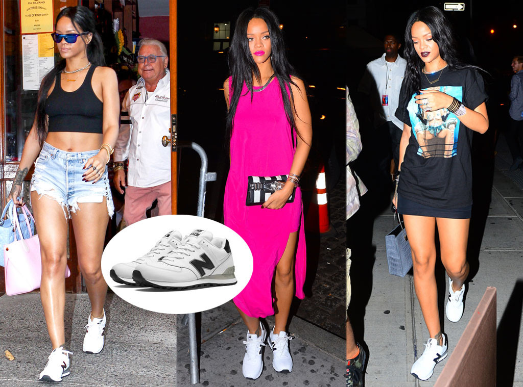 Krimpen Instrueren Gietvorm Gimme That! Rihanna's $80 New Balance Sneakers - E! Online