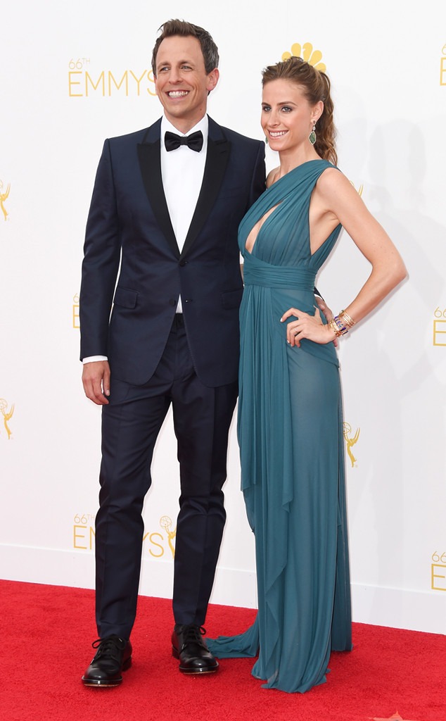 Seth Meyers, Alexi Ashe, Emmy Awards 2014