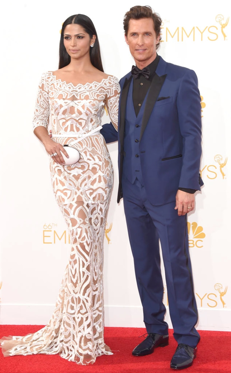 Matthew McConaughey, Camila Alves, Emmy Awards 2014