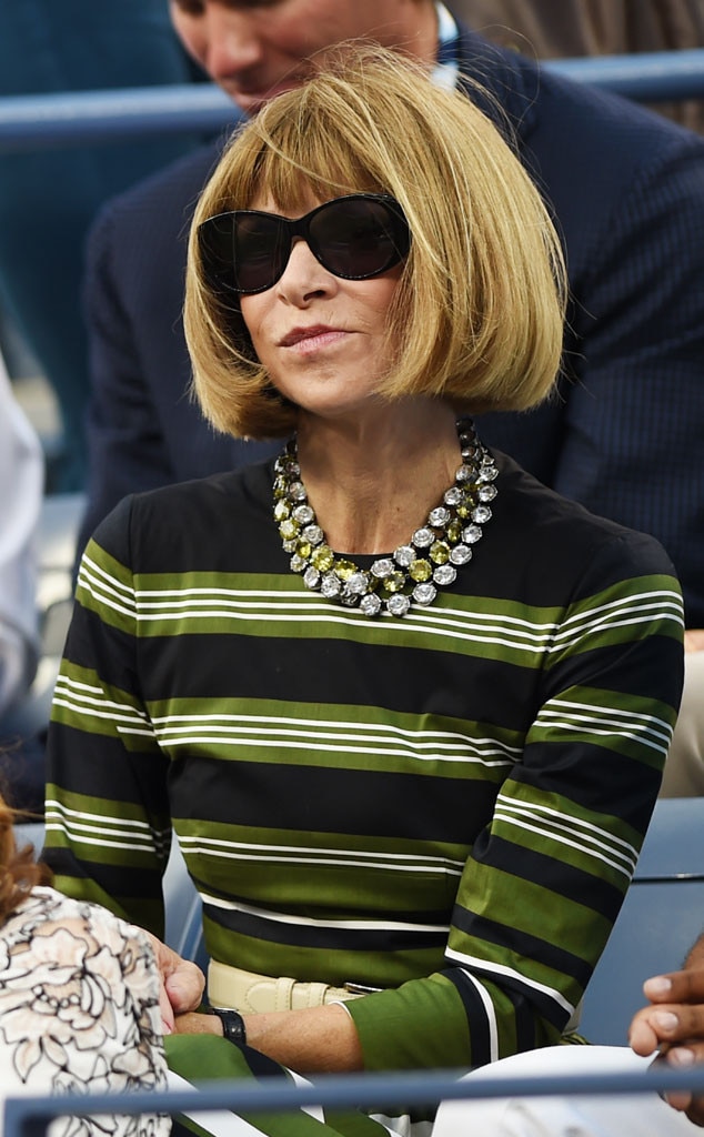 Anna Wintour from 2014 U.S. Open Star Sightings E! News