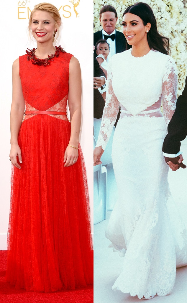 Claire Danes, Emmy Awards, Kim Kardashian, Kanye West, Wedding Exclusive