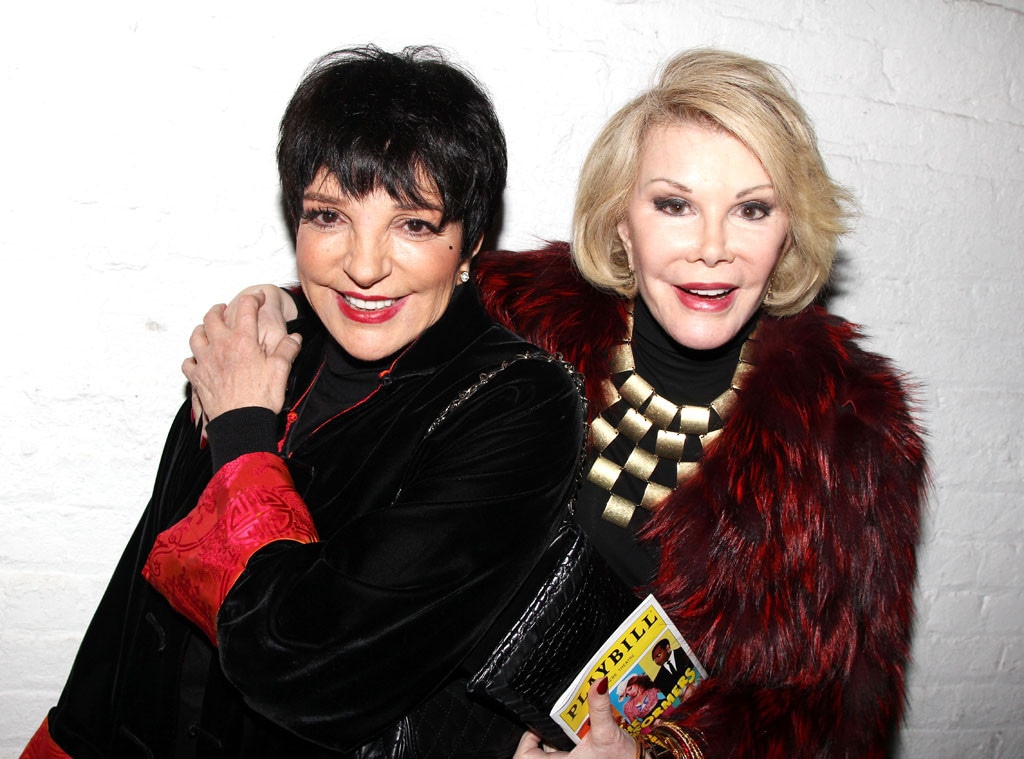 Joan Rivers, Liza Minnelli, Famous Friends