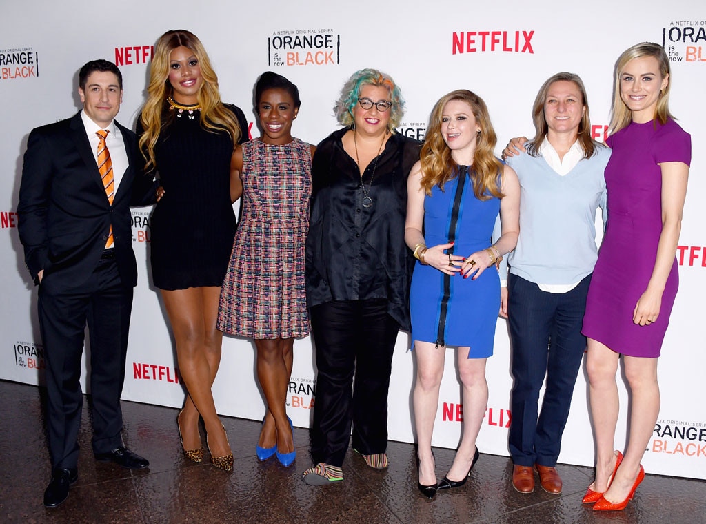 Jason Biggs Laverne Cox Uzo Aduba Jenji Kohan Natasha Lyonne