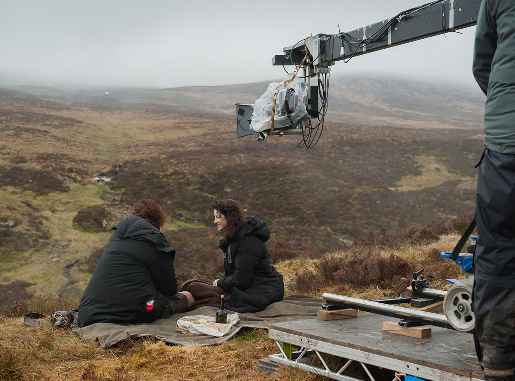Outlander, Caitriona Balfe, Sam Heough, Behind the Scenes