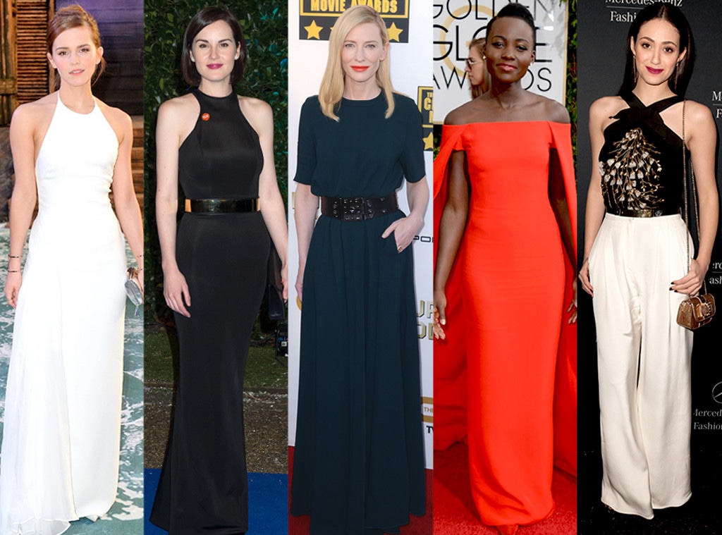Lupita Nyong'o, Emma Watson, Cate Blanchett, Michelle Dockery, Emmy Rossum