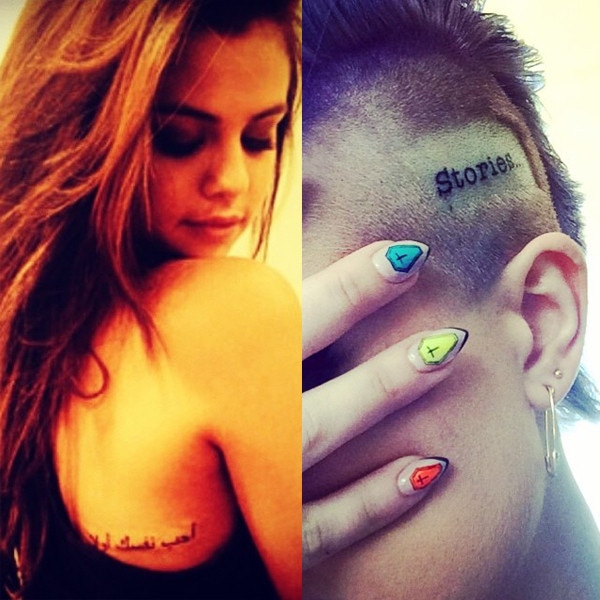 Celebs and Their Tattoos