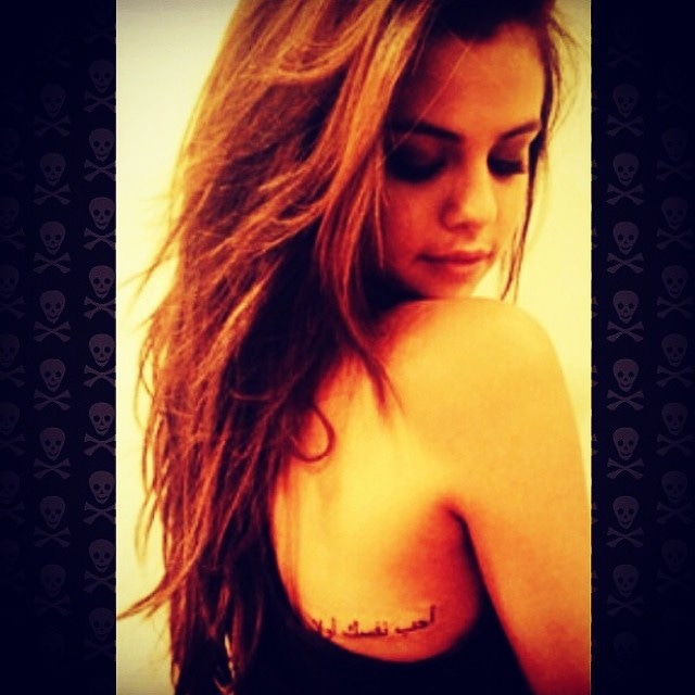 Selena Gomez, Celebs and Their Tattoos