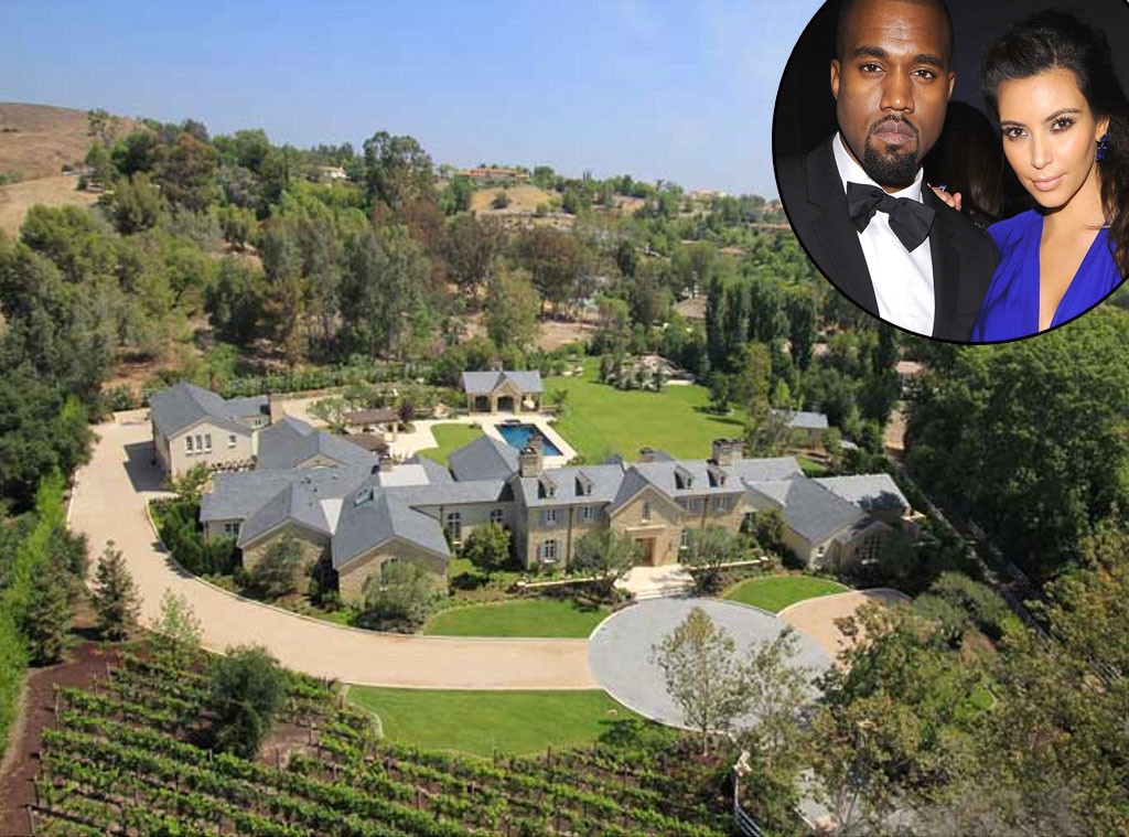 Kim Kardashian, Kanye West, Hidden Hills Estate, House
