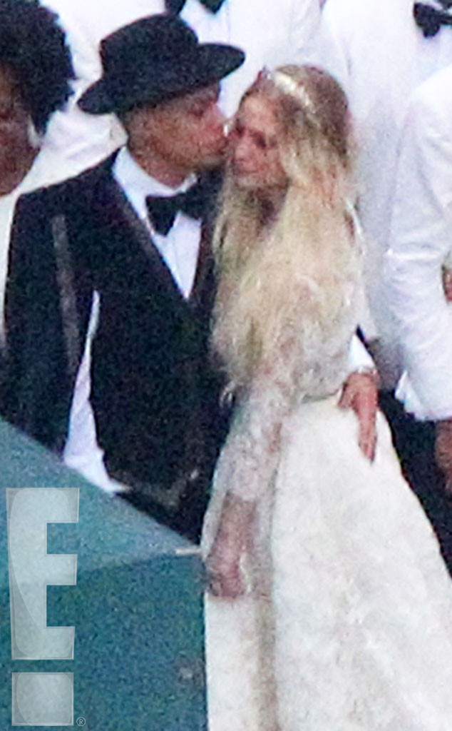 Ashlee Simpson And Evan Ross From Ashlee Simpson And Evan Ross Wedding 6353