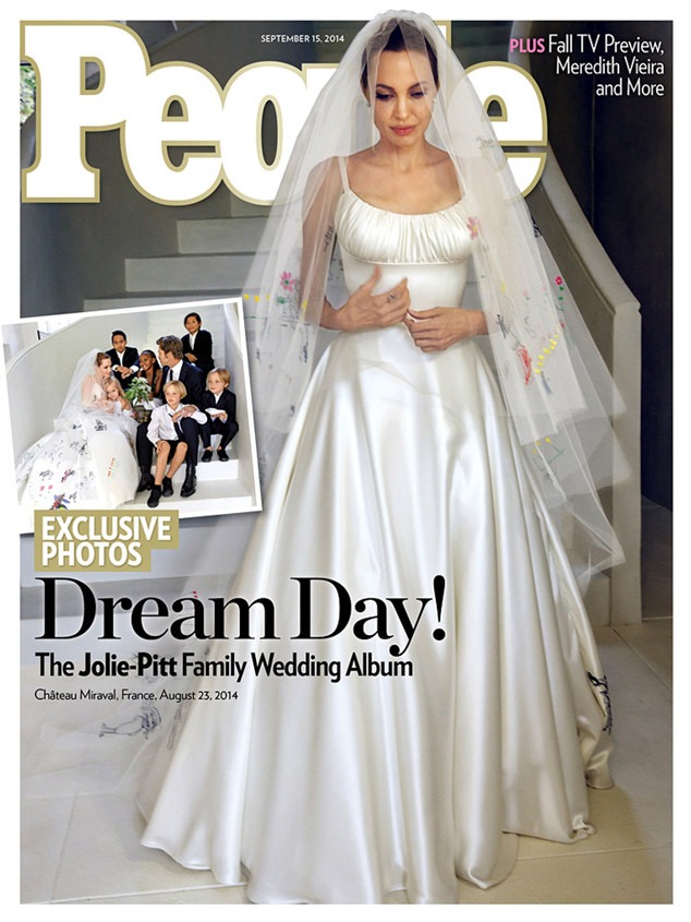 Angelina Jolie, Brad Pitt, Wedding Photos, People Magazine