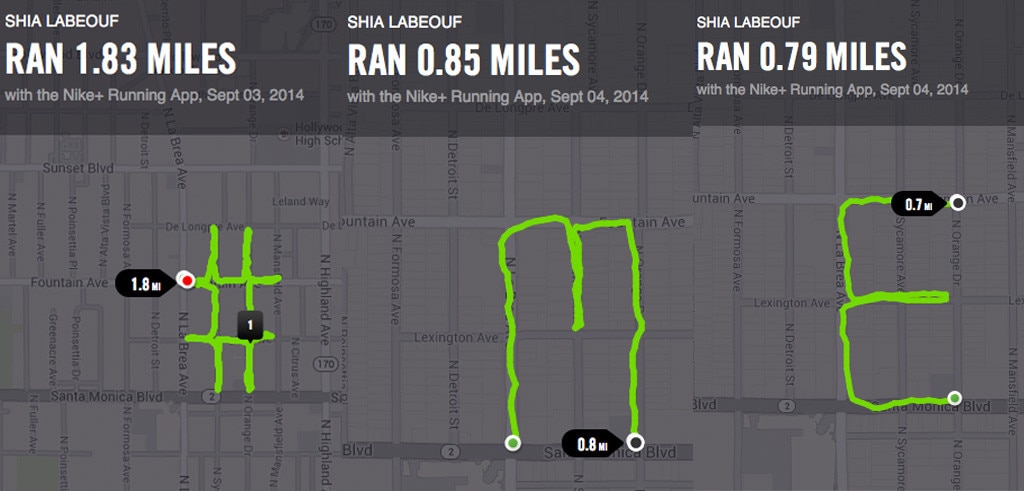 Nike hot sale run map