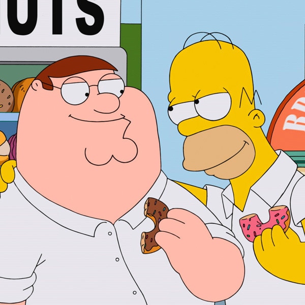 Homer Simpson Peter Griffin Donuts Epic First Look