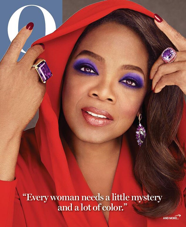 Oprah Models Four Dramatic Looks for O, The Oprah Magazine