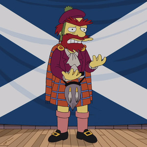 The Simpsons' Groundskeeper Willie Gets Amped Up About Scotland ...