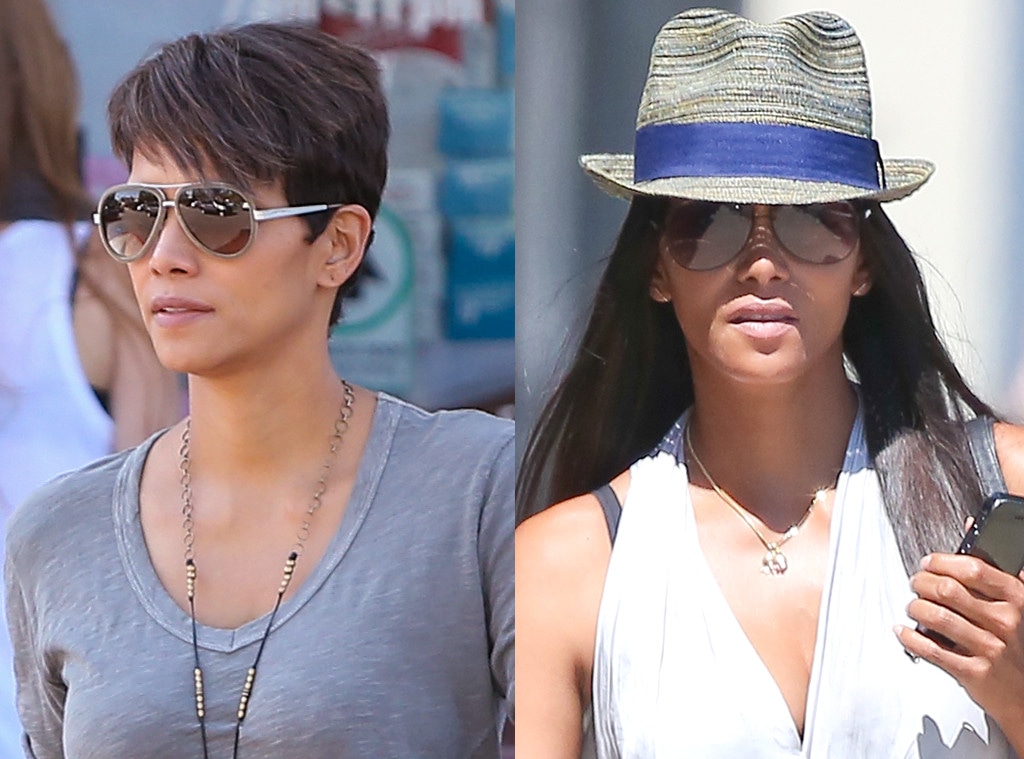 Halle Berry Gets Extra Long Hair Extensions—See the Pic! - E! Online