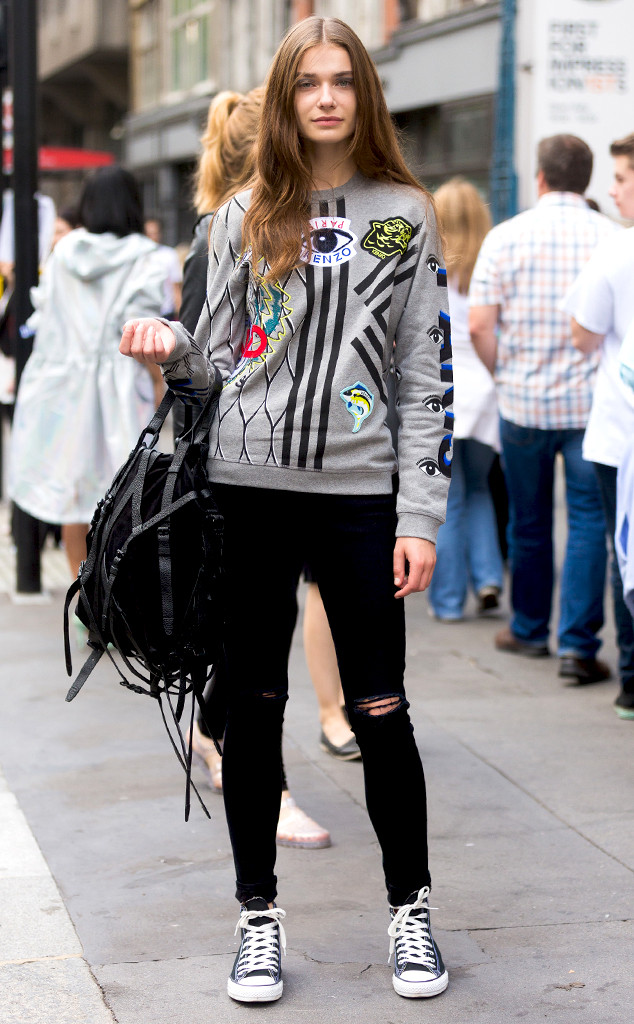 Adrianna Zajdler from Street Style: London Fashion Week Spring 2015 | E ...