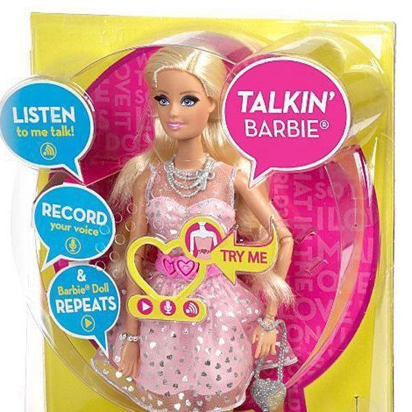 Speaking store barbie doll