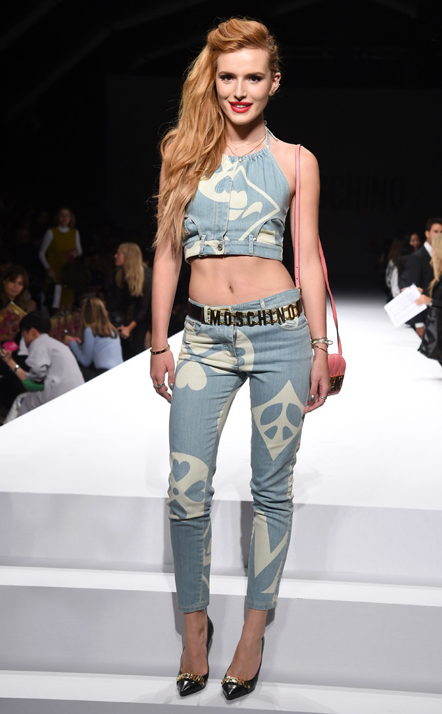 Bella Thorne From Stars At Milan Fashion Week Spring 2015 E News 