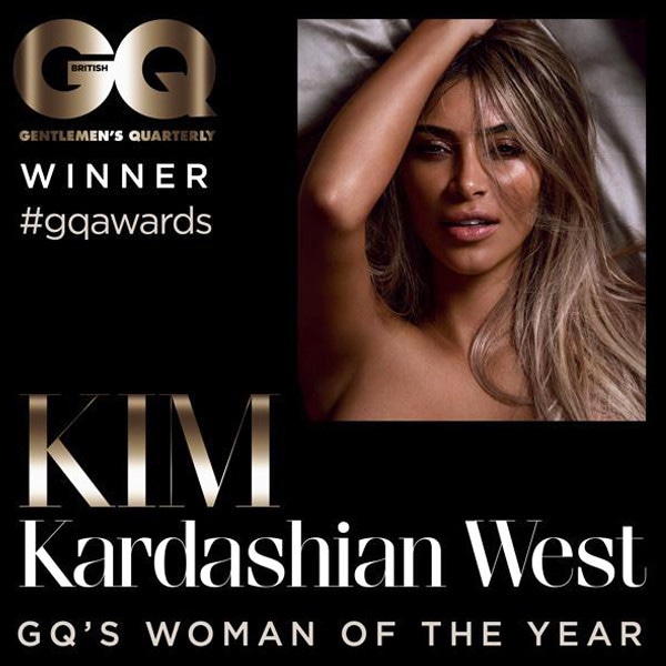 Kim Kardashian West, British GQ, Twitter