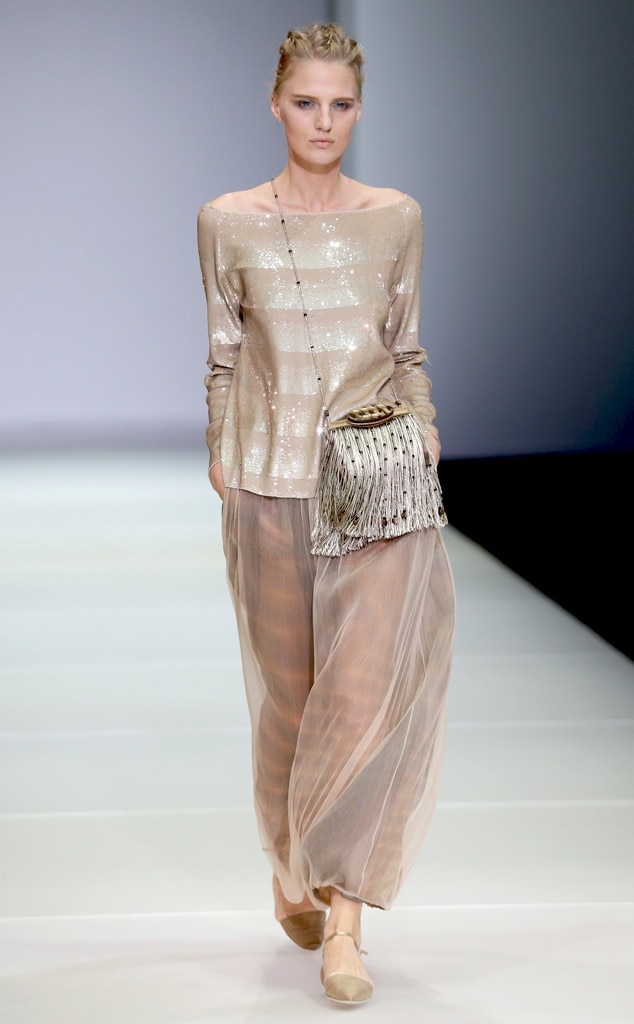 Giorgio Armani from Best Looks From Milan Fashion Week Spring 2015 | E ...