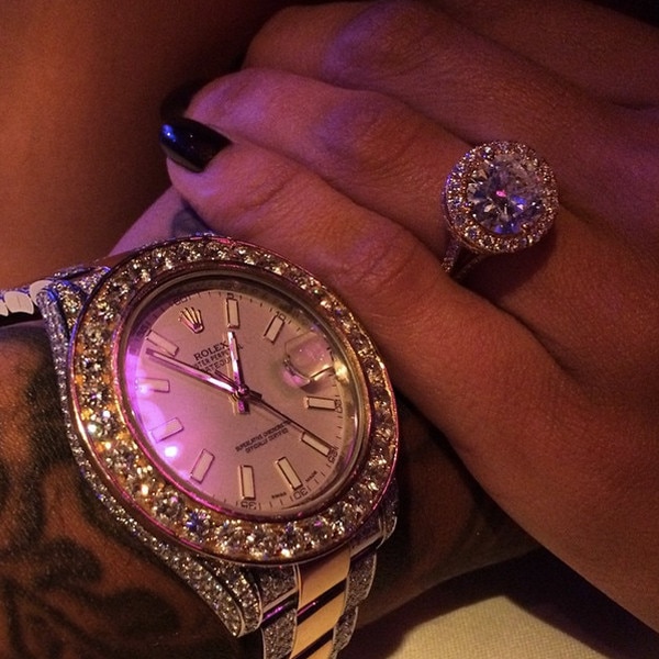 Erica mena 2025 engagement ring