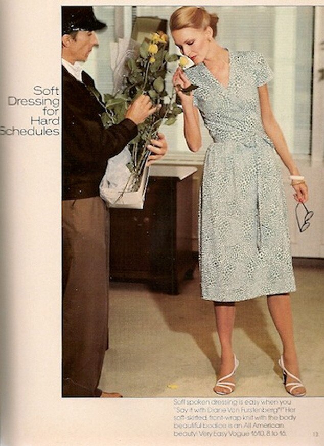 Vintage diane von clearance furstenberg wrap dress pattern