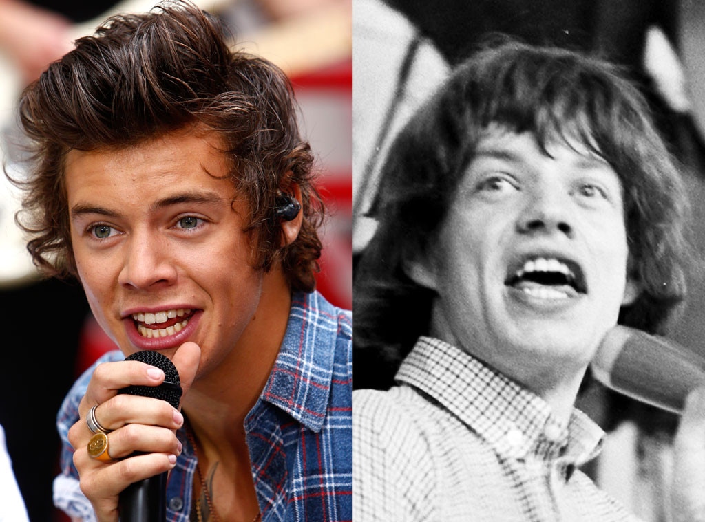 Mick Jagger Young Harry Styles