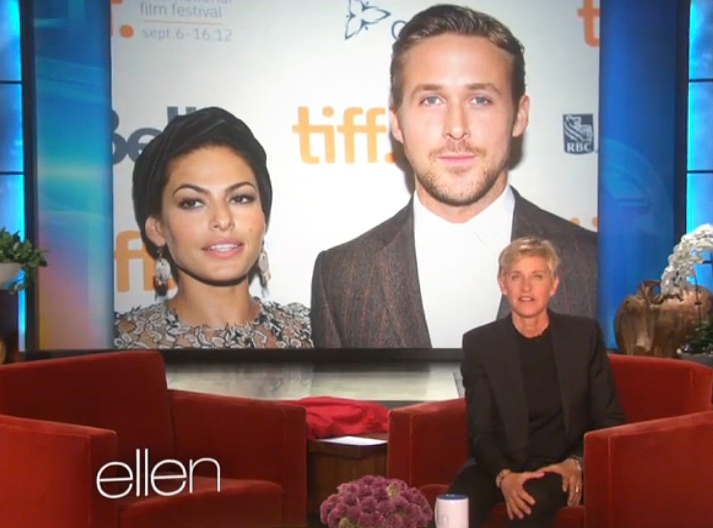 Ellen DeGeneres, Ryan Gosling, Eva Mendes
