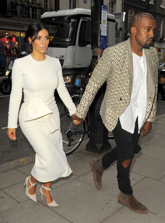 Kim Kardashian and Kanye West Enjoy Date Night in London Without North West—See the Pic! - E! Online