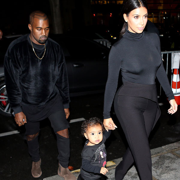 Kim, Kanye and North Crowned 