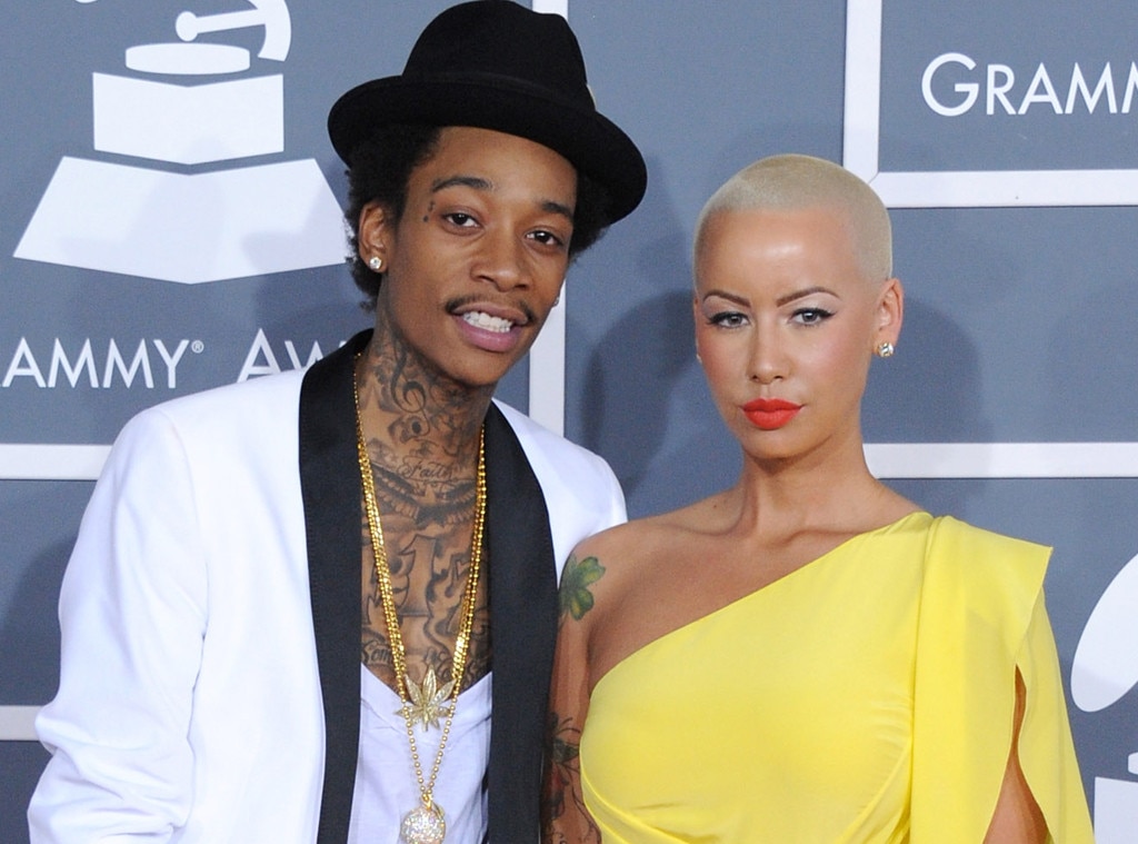 Wiz Khalifa And Amber Rose From Celebrity Couples Who Got Married At The Courthouse E News