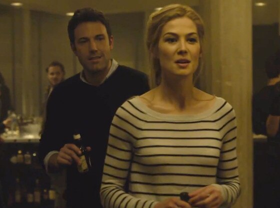 Ben Affleck, Rosamund Pike, Gone Girl screengrab