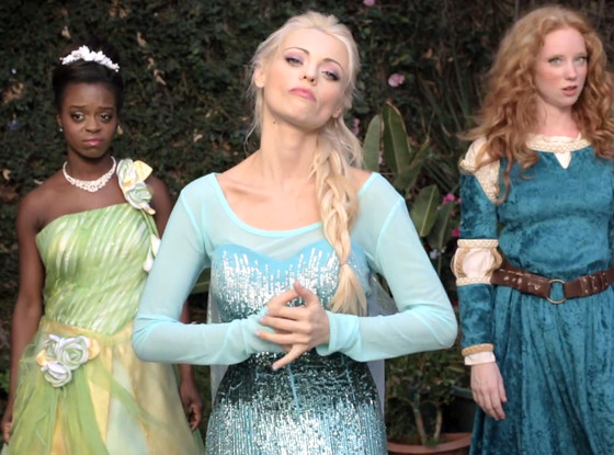 Frozen's Elsa & Snow White Face Off in Disney Rap Battle! | E! News