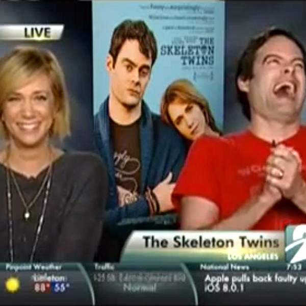 Watch This Super Awkward Interview With Kristen Wiig & Bill Hader