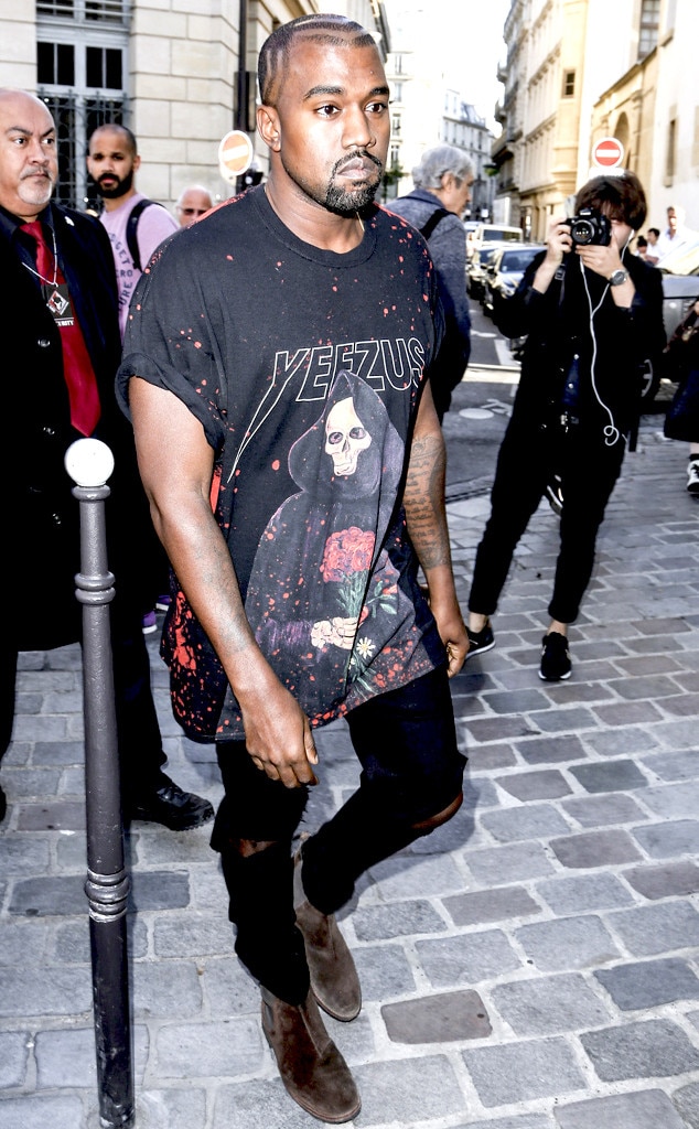 Kanye west in top chelsea boots