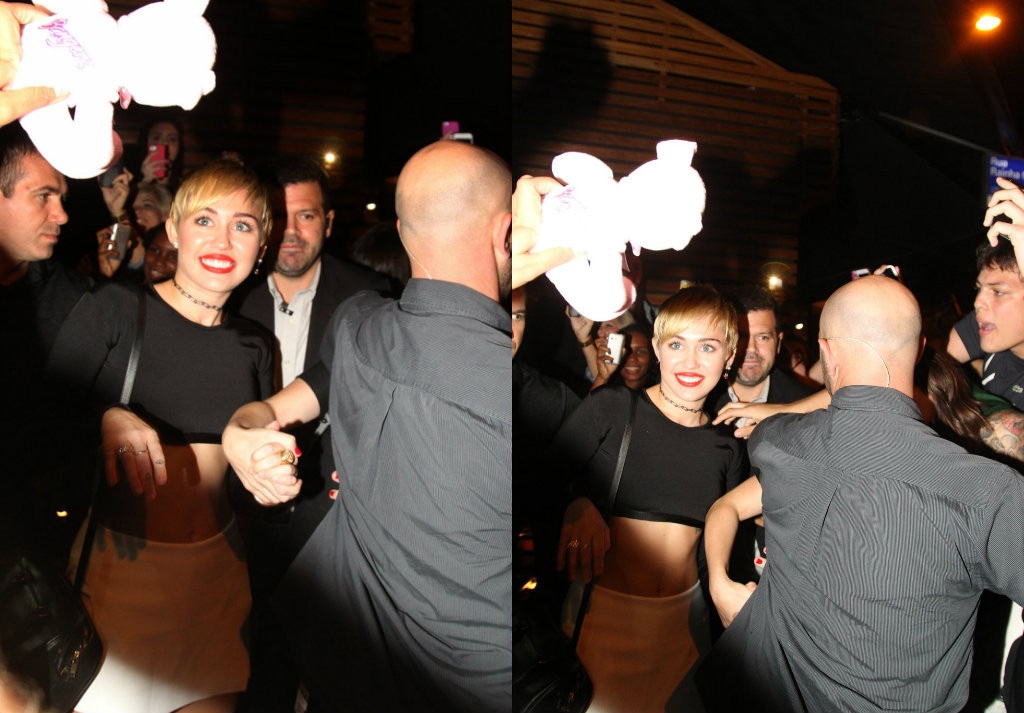 Miley Cyrus no Sushi Leblon
