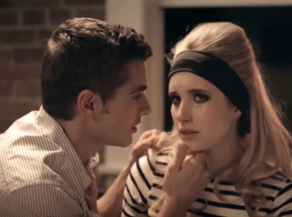 Emma Roberts & Dave Franco In Cults Go Outside From Celebrity Music ...