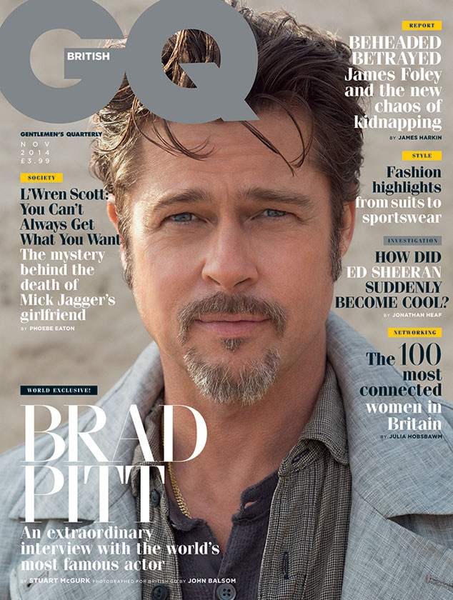 Brad Pitt, British GQ