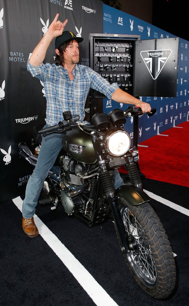 Norman Reedus from Sexy Male Celebs on Motorcycles | E! News
