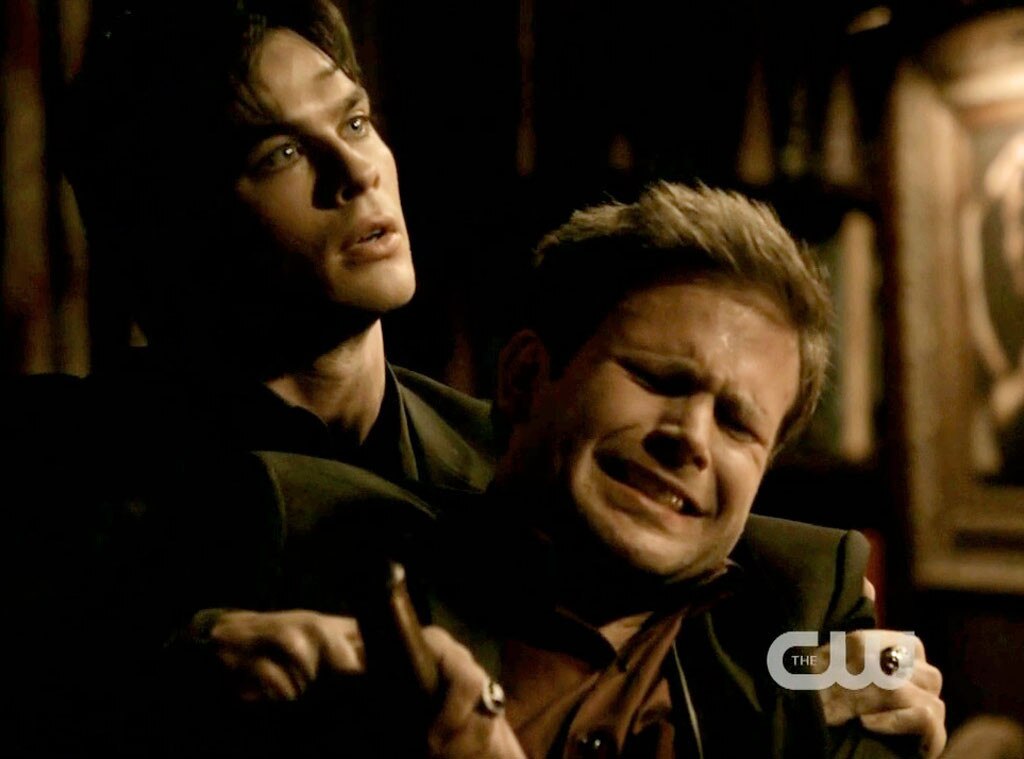 12. Alaric's first, human death from All the Vampire Diaries Deaths