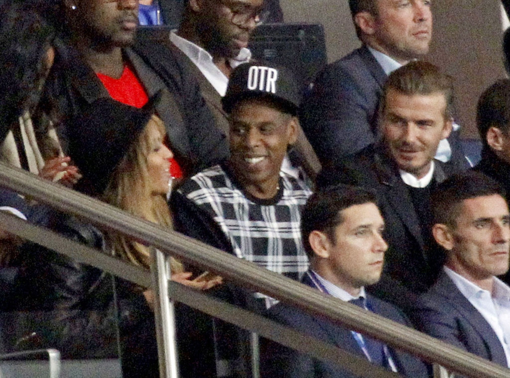 Beyonce, Jay-Z, David Beckham