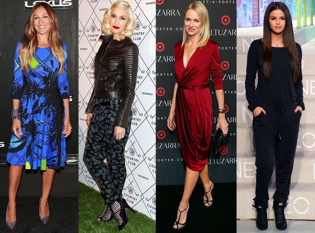 Sarah Jessica Parker, Gwen Stefani, Naomi Watts, Selena Gomez, New York Fashion Week, NYFW